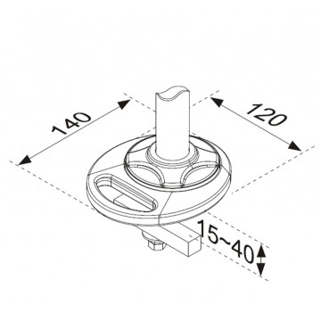 Newstar FPMA-D9GROMMET kit di fissaggio