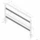 Newstar Barra portastrumenti per schermi LCD/LED/TFT