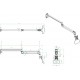 Newstar FPMA-HAW100 24" Grigio supporto da parete per tv a schermo piatto