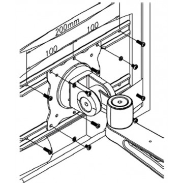 Newstar FPMA-VESA120 kit di fissaggio