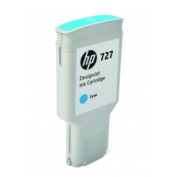 HP 727 300-ml Cyan DesignJet Ink Cartridge