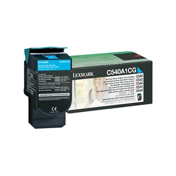 Lexmark C54x, X54x Cyan Return Programme Toner Cartridge (1K) Ciano