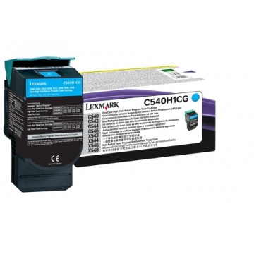 Lexmark C540H1CG Cartuccia 2000pagine Ciano cartuccia toner e laser