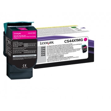 Lexmark C544, X544 Magenta Extra High Yield Return Programme Toner Cartridge (4K) magenta