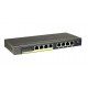 Netgear GS108PE Gigabit Ethernet (10/100/1000) Supporto Power over Ethernet (PoE) Nero