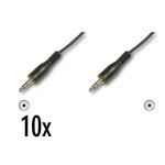 10X CAVO AUDIO 1.5MT JACK 3 5 M/M