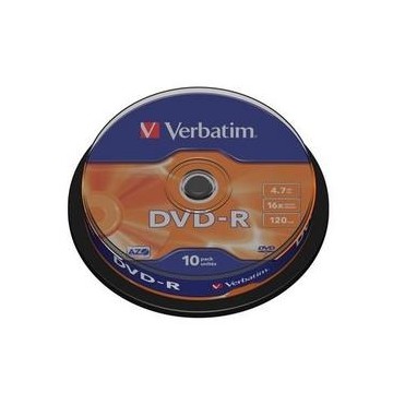 Verbatim DVD-R Matt Silver 4,7 GB 10 pezzo(i)
