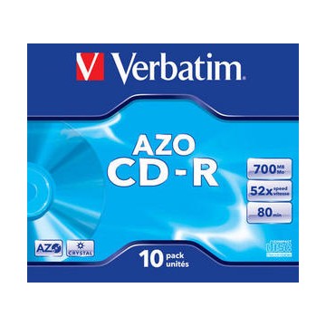 Verbatim CD-R AZO Crystal 700 MB 10 pezzo(i)