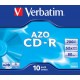 Verbatim CD-R AZO Crystal 700 MB 10 pezzo(i)