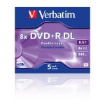 DVD+R DOUBLE LAYER 8.5GB 8X CF.5  )