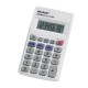Sharp EL-233SB calcolatrice Tasca Calcolatrice di base Bianco