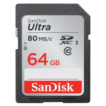 ULTRA SDHC 64GB 80MB/S CLASS 10
