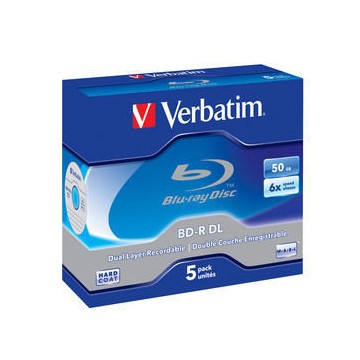 Verbatim 43748 disco vergine Blu-Ray BD-R 50 GB 5 pezzo(i)