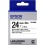 Epson Nastro fondo Standard Bianco per testo Nero 24/09 LK-6WBN