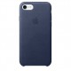 £IPHONE 7 LEATHER CASE MID BLUE
