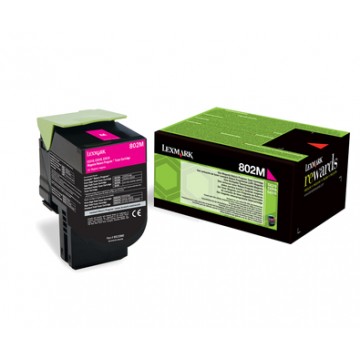 Lexmark 802M Cartuccia 1000pagine Magenta