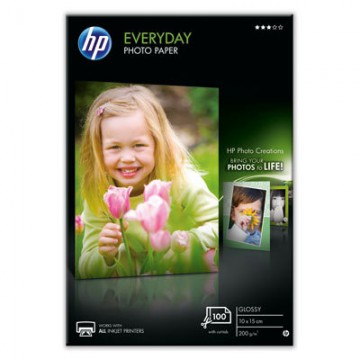 HP Everyday Glossy 100/10x15 Lucida Bianco