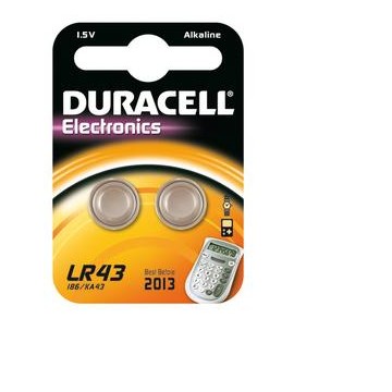 Duracell LR43 Alcalino 1.5V