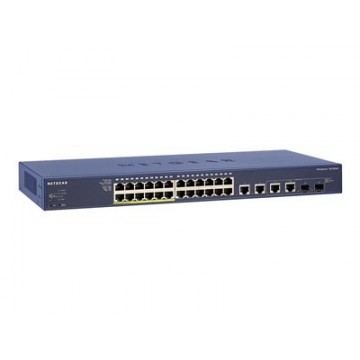 Netgear FS728TLP-100EUS Gestito L2 Fast Ethernet (10/100) Supporto Power over Ethernet (PoE) Nero switch di rete