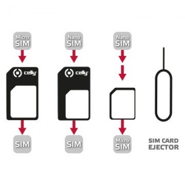 Celly SIMKITAD adattatore per SIM/flash memory card