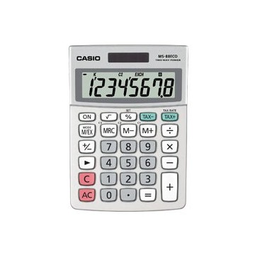 Casio MS-88ECO Scrivania Display calculator calcolatrice