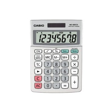 Casio MS-88ECO Scrivania Display calculator calcolatrice