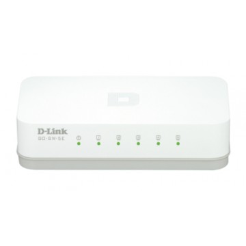 D-Link GO-SW-5E No gestito Fast Ethernet (10/100) Bianco switch di rete