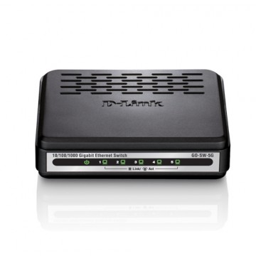 D-Link GO-SW-5G No gestito Nero switch di rete