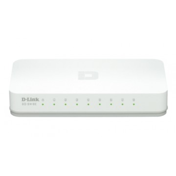 D-Link GO-SW-8E No gestito Fast Ethernet (10/100) Bianco switch di rete