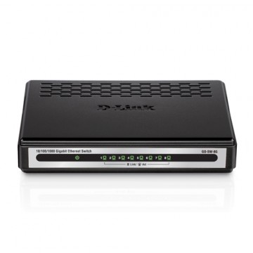 D-Link GO-SW-8G No gestito Nero switch di rete