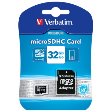 Verbatim Premium memoria flash 32 GB MicroSDHC Classe 10