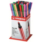 ESP. 60PZ STABILO PEN 68 COL ASS