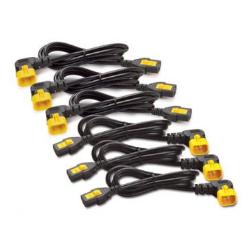 APC C13 - C14 (90 Deg), 1.8m, 6-pack Black,Yellow 1,83 m Accoppiatore C13 Accoppiatore C14