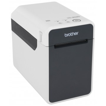 Brother TD-2130N Termica diretta 300 x 300DPI Nero, Grigio stampante per etichette (CD)