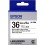 Epson Nastro fondo Standard Bianco per testo Nero 36/9 LK-7WBN