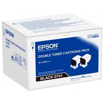 Epson Black Double Toner Cartridge Pack