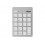 TASTIERINO NUMERICO USB SILVER