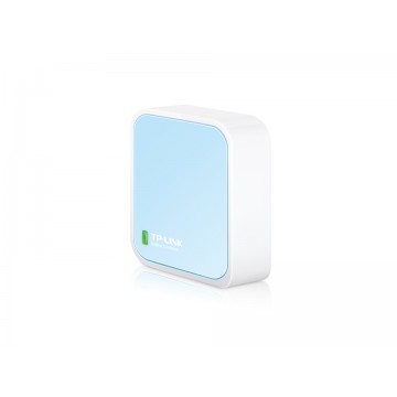 TP-LINK 300Mbps Wireless N Nano Router router wireless Banda singola (2.4 GHz) Fast Ethernet Blu, Bianco