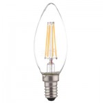 LED CANDLE E14 3 7 WATT  2700 GLASS