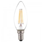 LED CANDLE E14 3 7 WATT  2700 GLASS