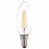 LED CANDLE E14 3 7 WATT  2700 GLASS