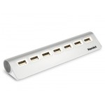 HUB USB 2.0 7 PORTE ALLUMINIO