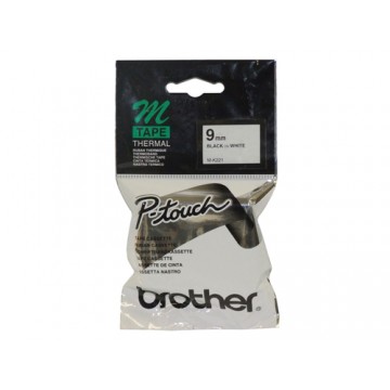 Brother MK221 Nero su bianco nastro per etichettatrice