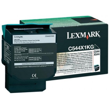 Lexmark C544X1KG 6000pagine Nero cartuccia toner e laser