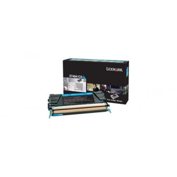 Lexmark X746A1CG Toner 7000pagine Ciano cartuccia toner e laser