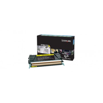 Lexmark X746A1YG Toner 7000pagine Giallo cartuccia toner e laser