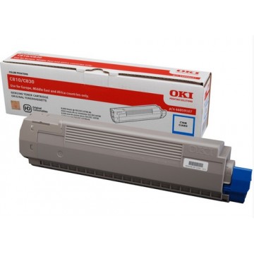 OKI 44059107 8000pagine Ciano cartuccia toner e laser