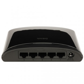 D-Link DES-1005D No gestito Fast Ethernet (10/100) Nero