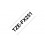 Brother TZe-FX251 Nero su bianco TZe