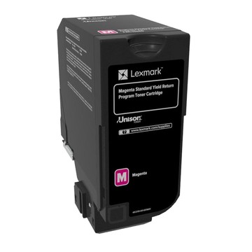 Lexmark 74C2SM0 7000pagine Magenta cartuccia toner e laser